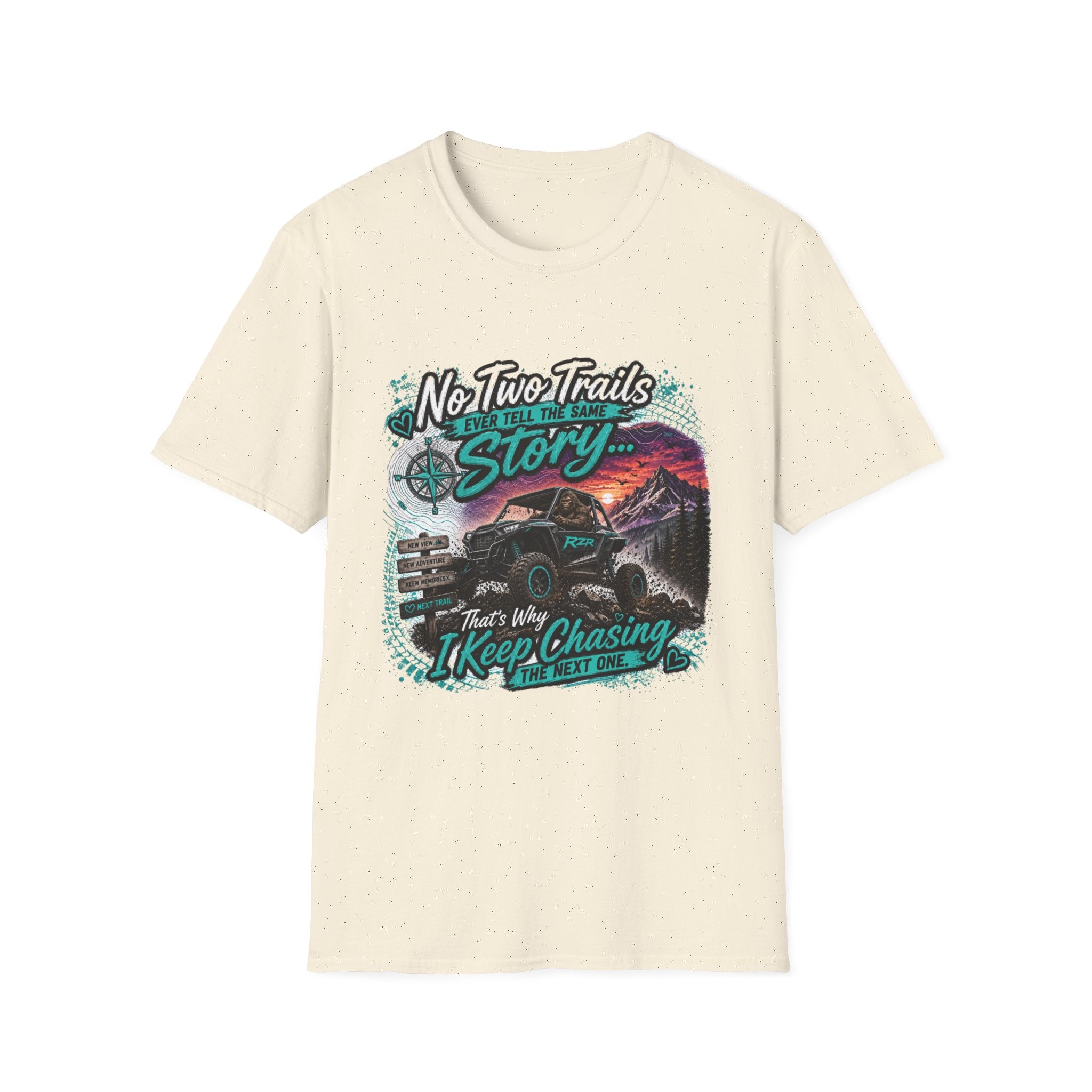 Adventure T‑Shirt — "No Two Trails Ever Tell the Same Story" Outdoor Graphic Tee