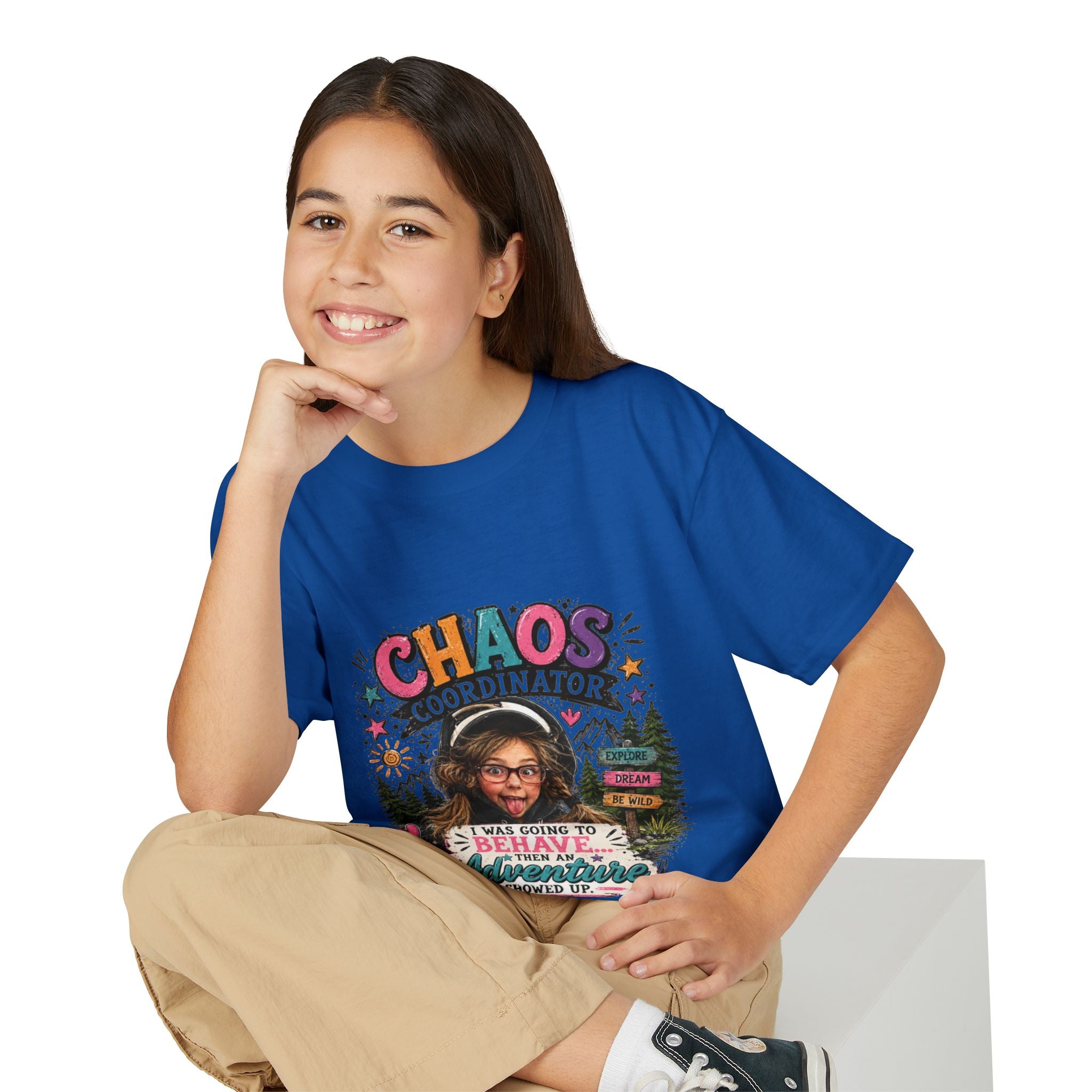 "Chaos Coordinator" Adventure Graphic Kids Tee - Youth T-Shirt -