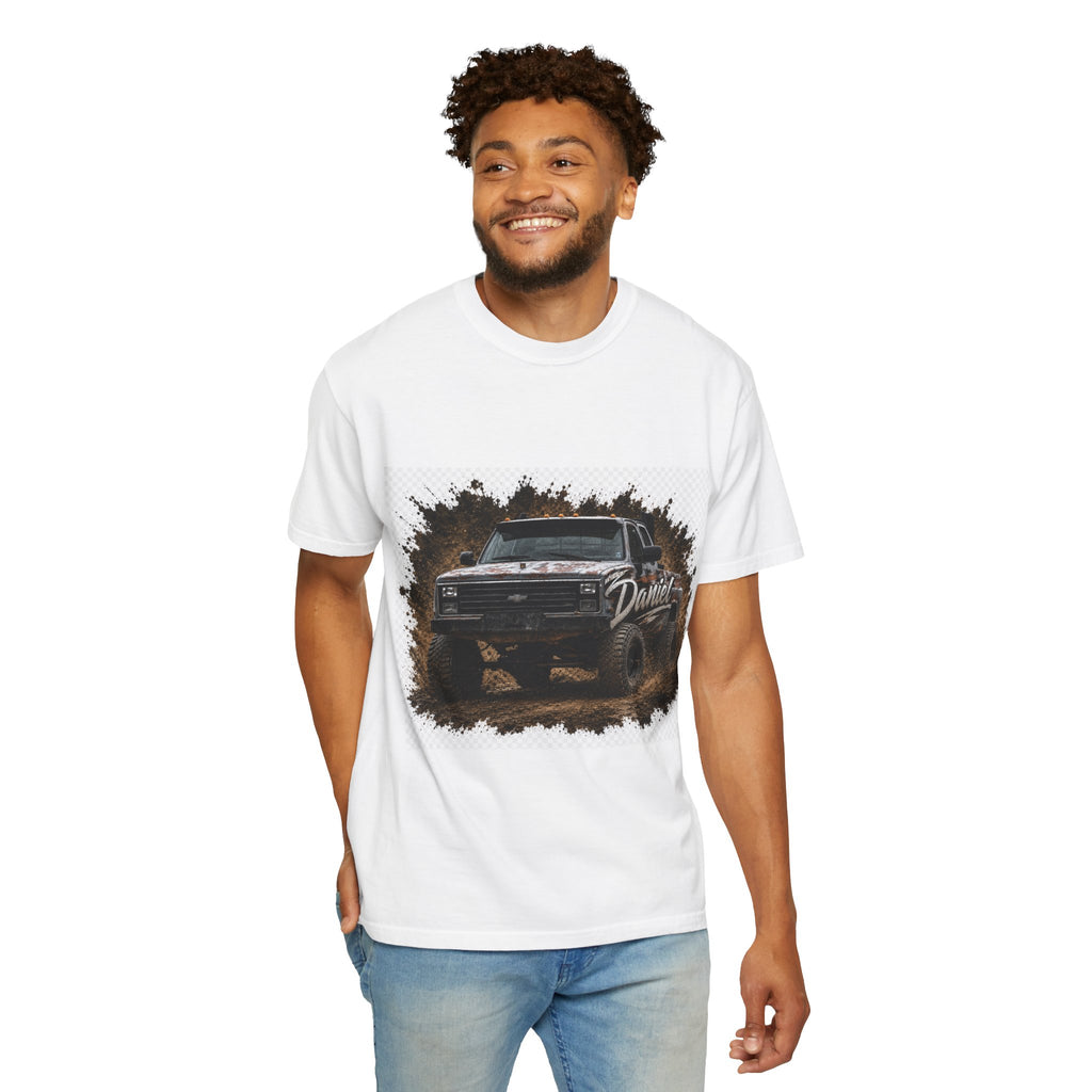 Off-Road Mud Truck T-Shirt — Vintage 4x4 Pickup Graphic Tee "Daniel"