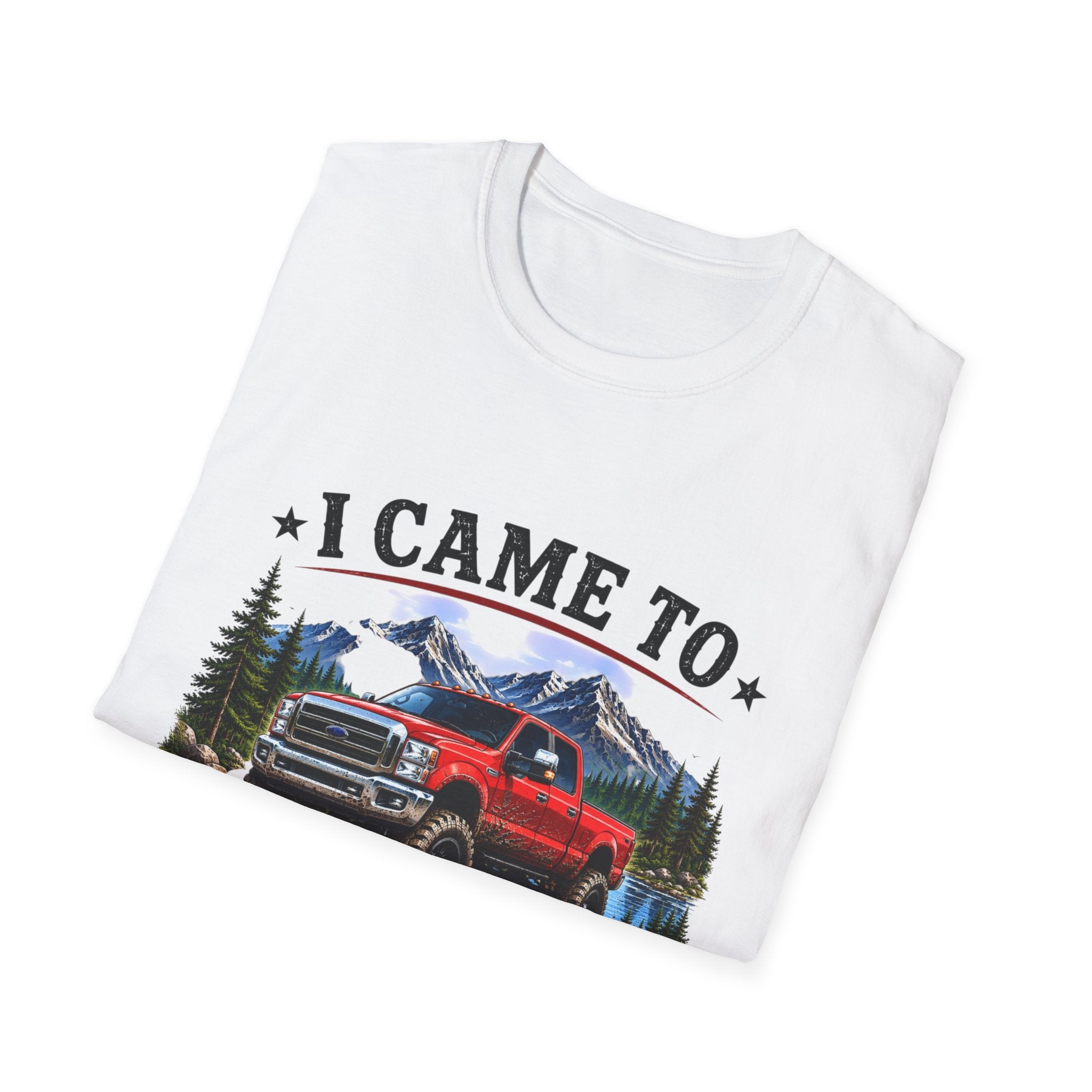 I Came to Avoid People Truck Softstyle T-Shirt