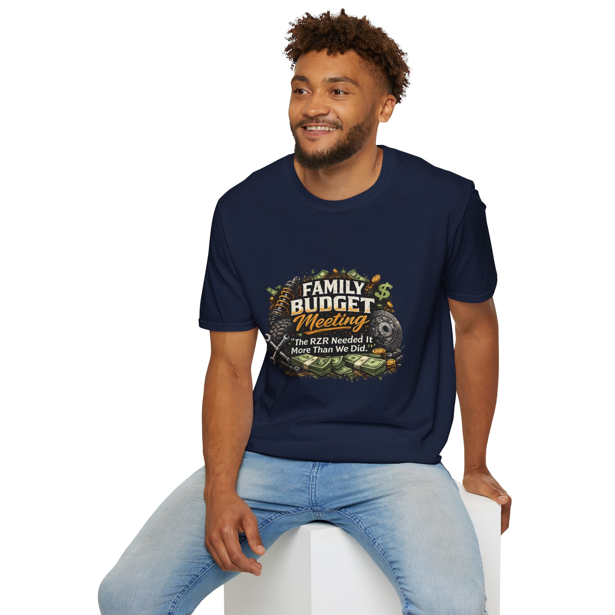 Family Budget Meeting T-Shirt — 'The BZR Needed It More Than We Did' Financial Humor Tee