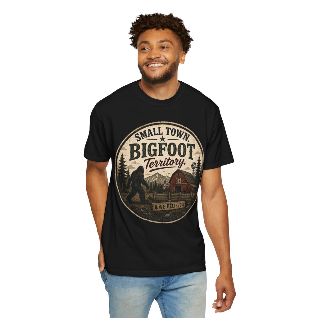 Small Town Bigfoot Territory T-shirt