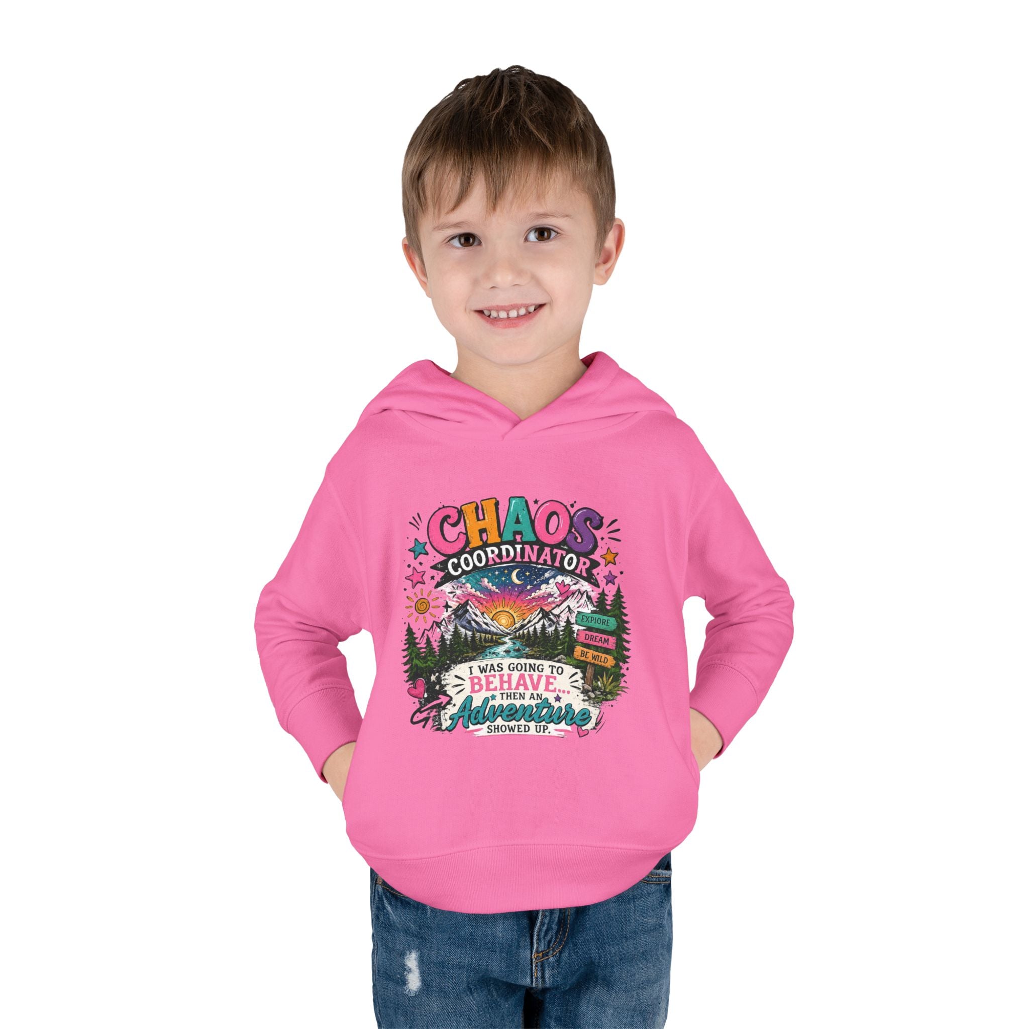 Chaos Coordinator Toddler Pullover Fleece Hoodie