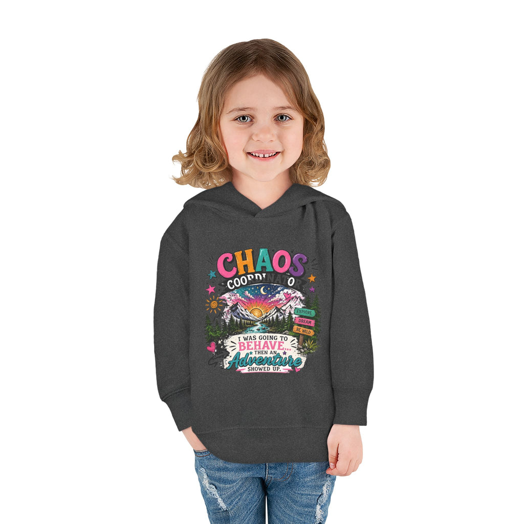 Chaos Coordinator Toddler Pullover Fleece Hoodie