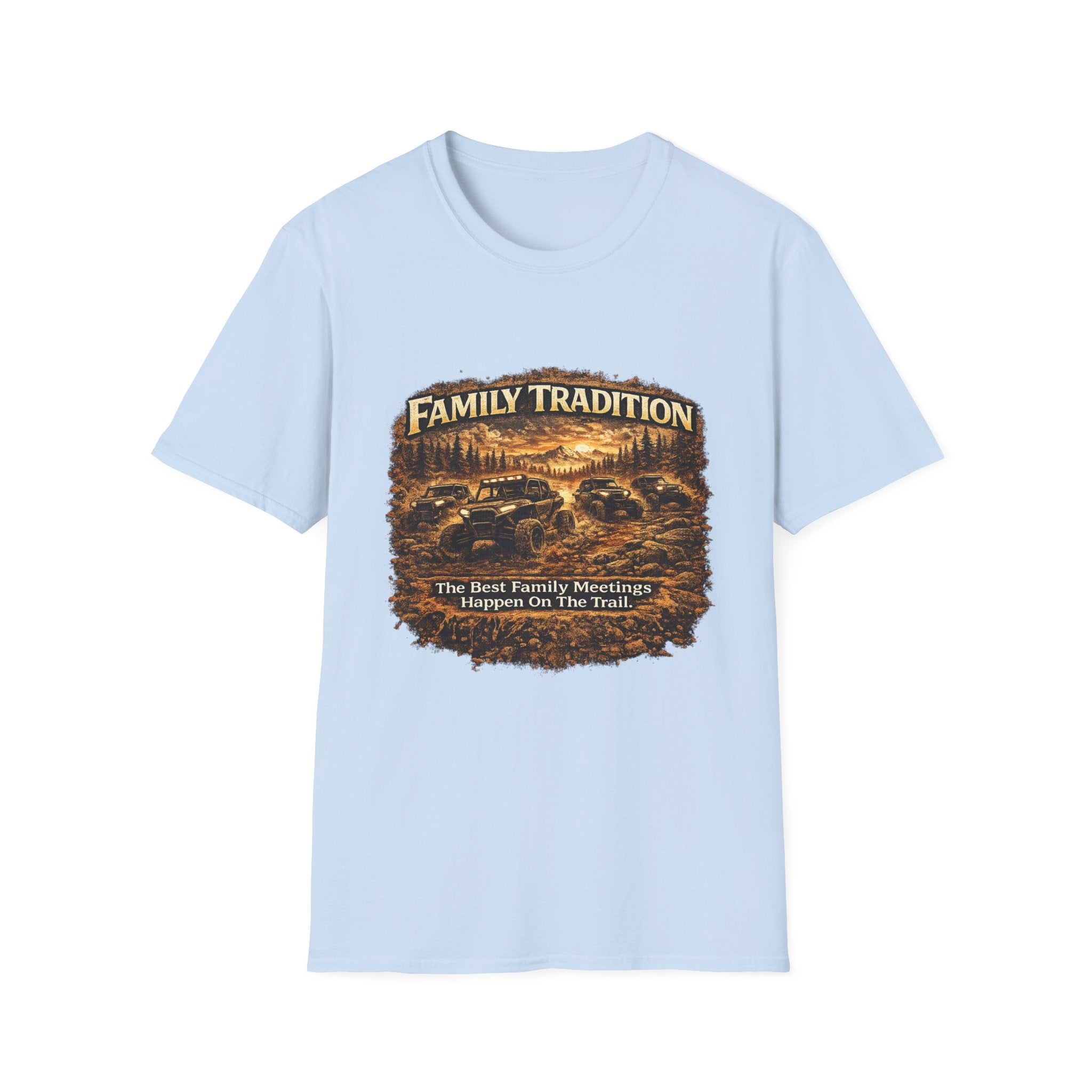 "Family Tradition" Off-Road Truck Vintage Graphic — T-Shirt