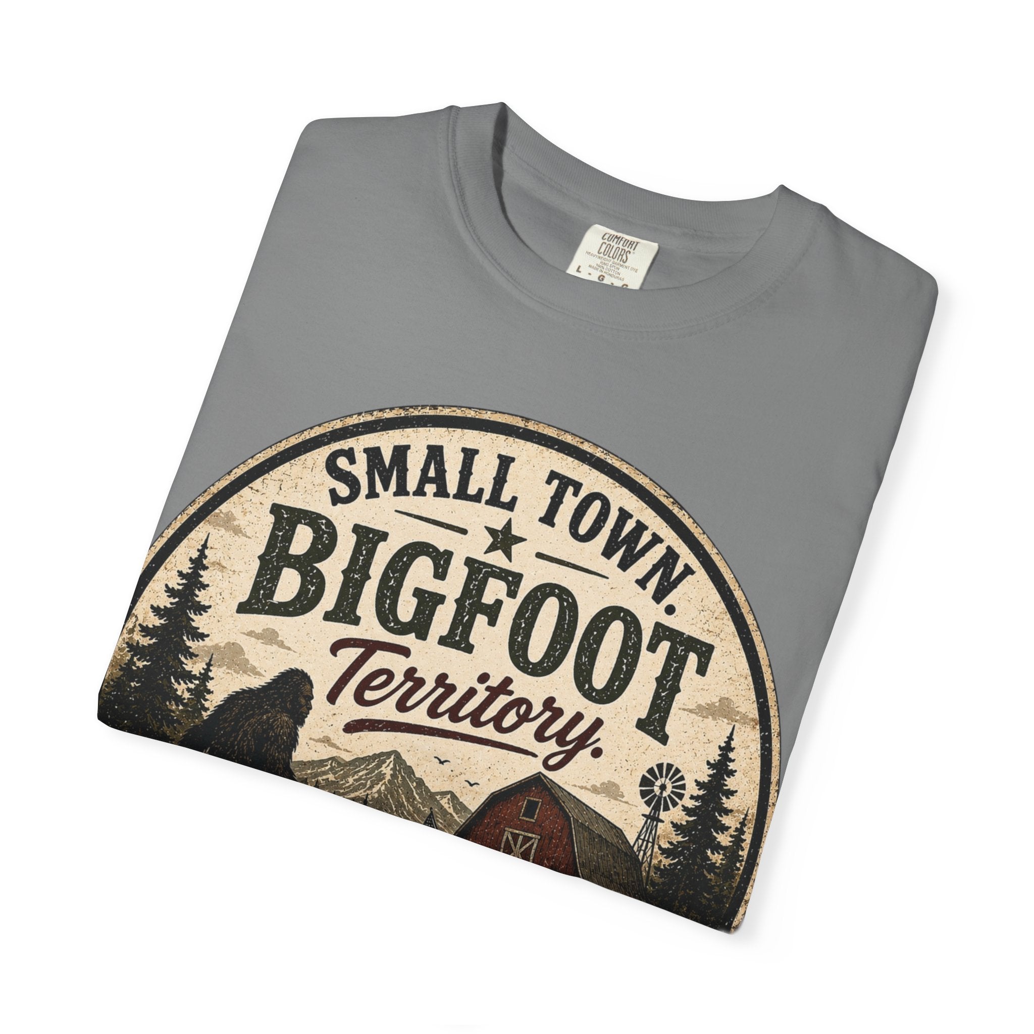 Small Town Bigfoot Territory T-shirt