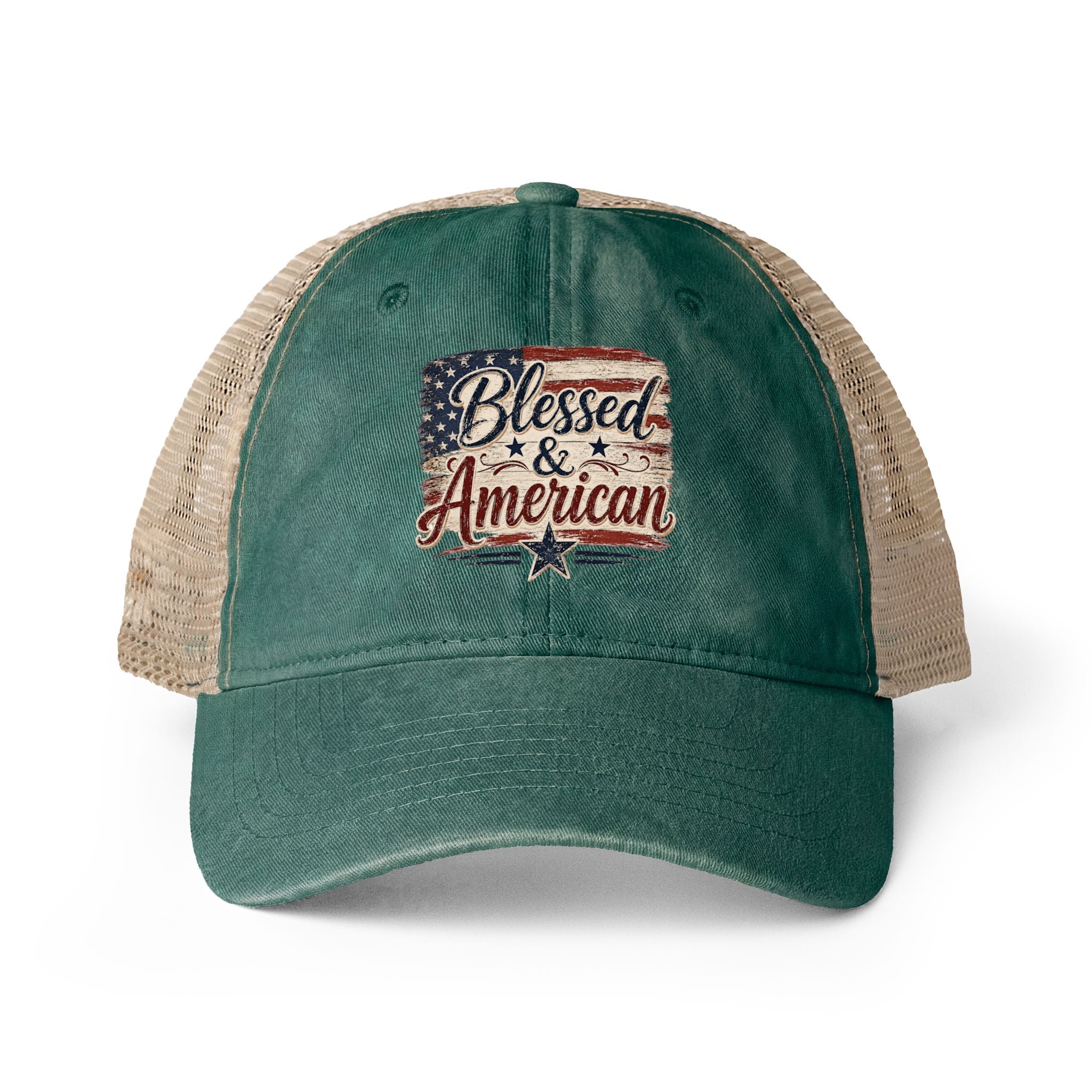 Women's Washed Mesh-Back Cap
