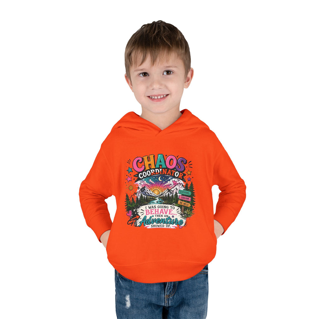 Chaos Coordinator Toddler Pullover Fleece Hoodie