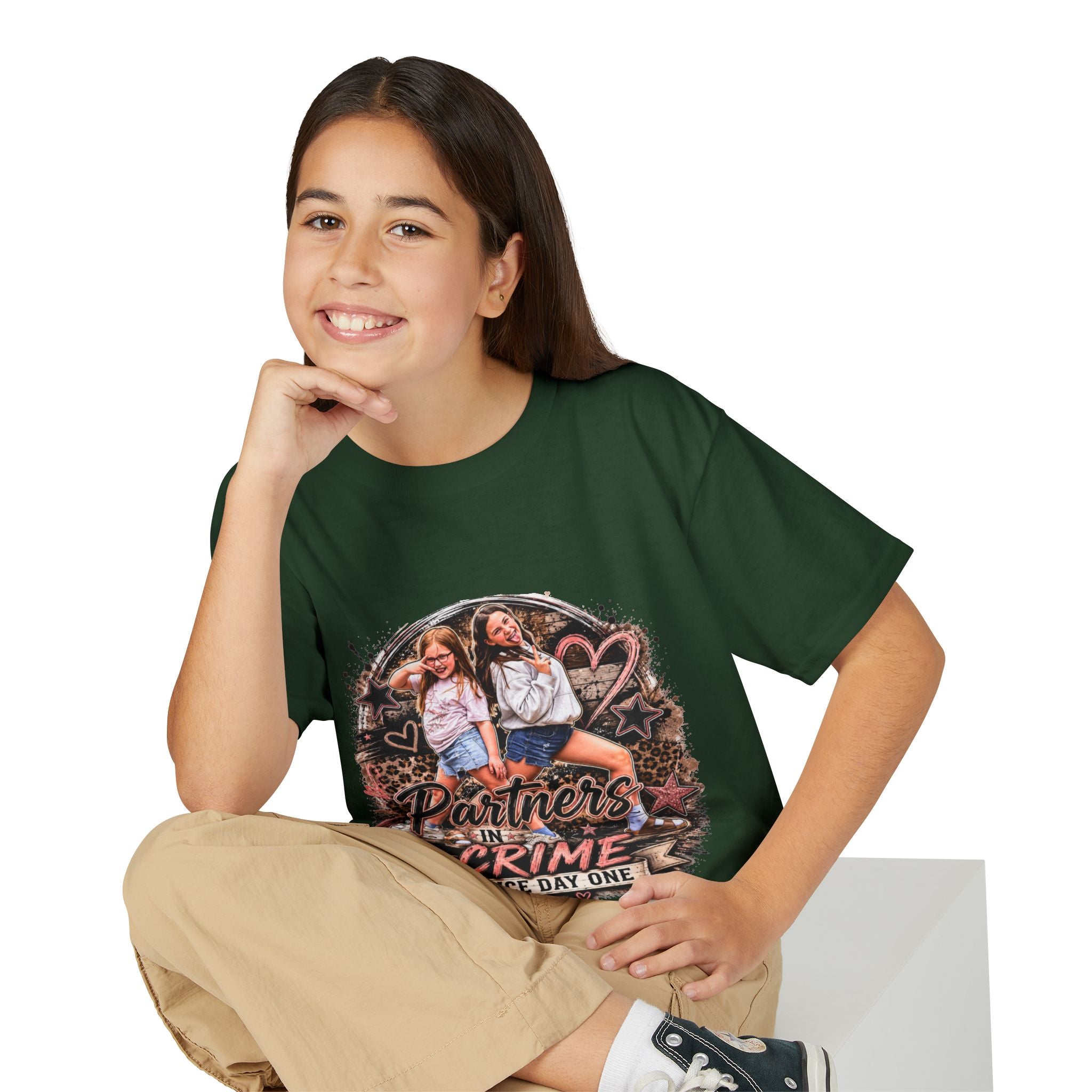 "Partners in Crime Since Day One" Best Friend Tee – Youth T-Shirt