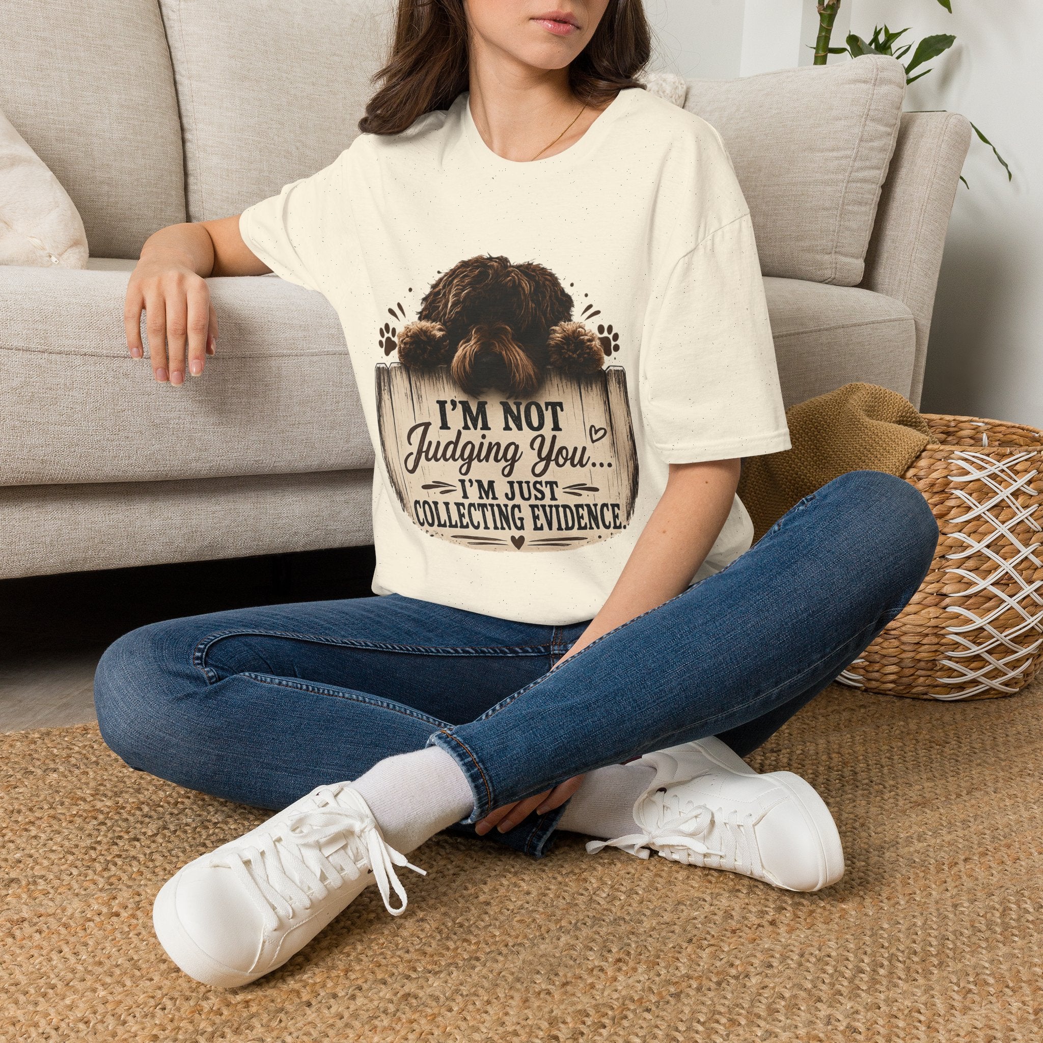 'I'm Not Judging You I'm Just Collecting Evidence' Unisex Softstyle T-Shirt