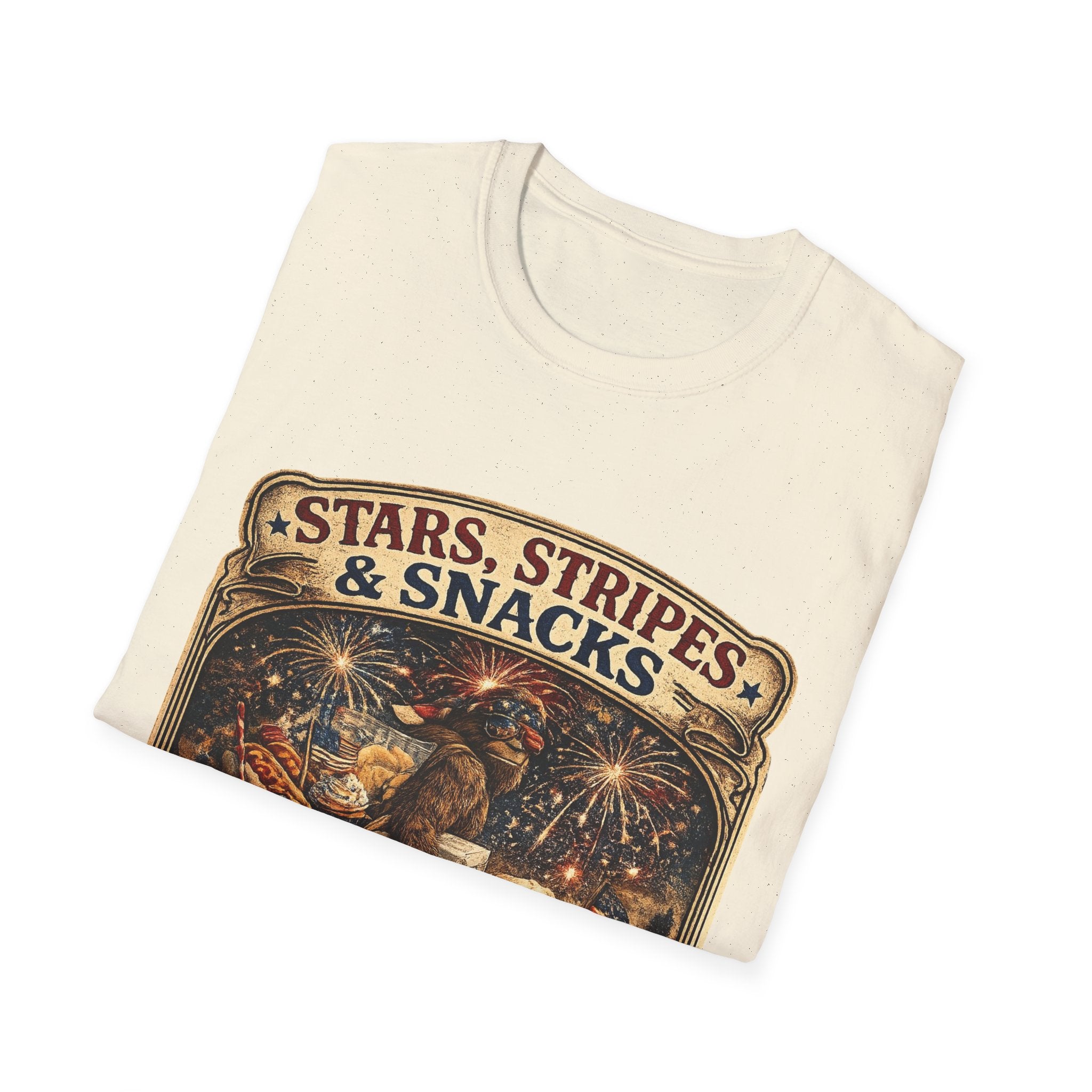 Patriotic 'Stars, Stripes & Snacks' T-Shirt