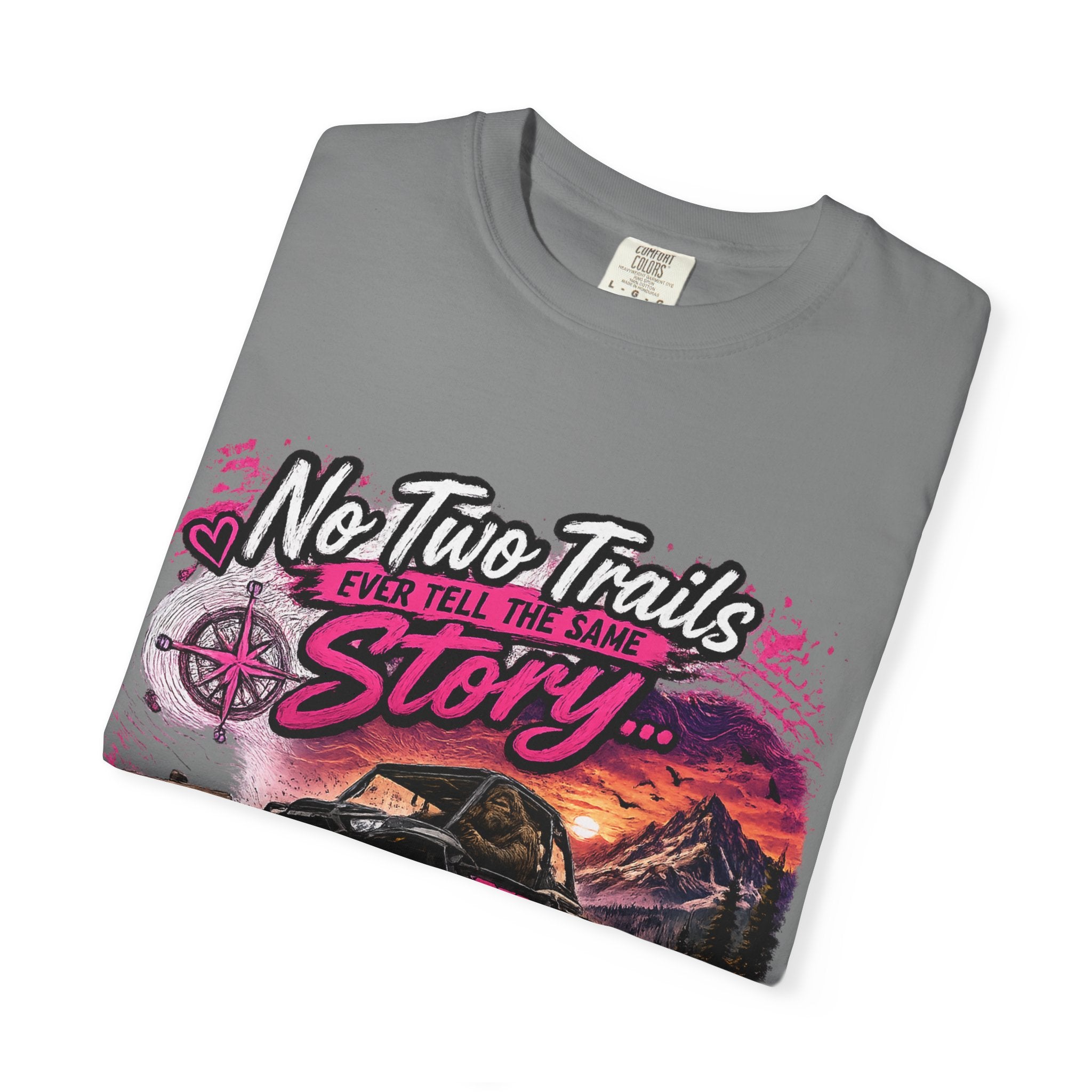 Off‑Road Truck T‑Shirt — “No Two Trails Ever Tell the Same Story” Adventure Tee