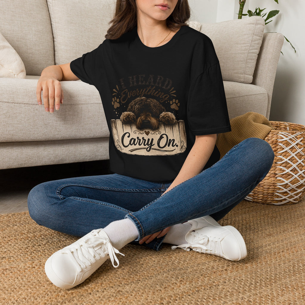 'I Heard Everything Carry On' - Unisex Softstyle T-Shirt