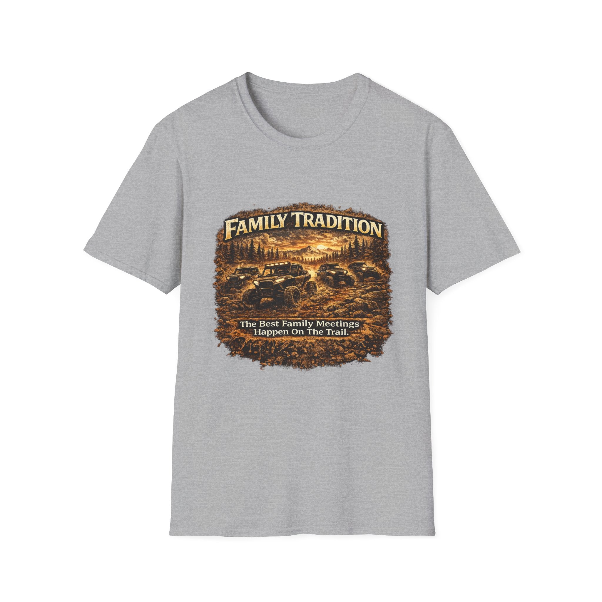 "Family Tradition" Off-Road Truck Vintage Graphic — T-Shirt