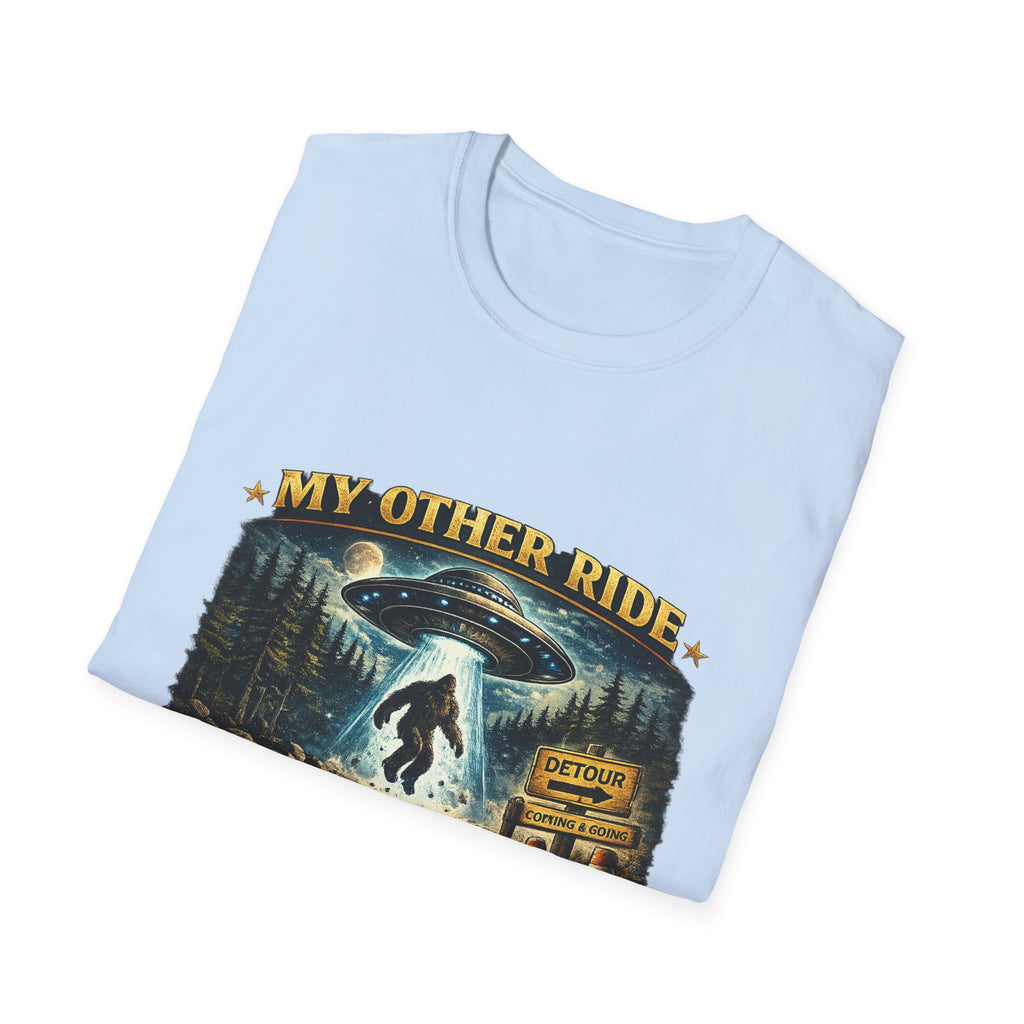 UFO Tee — "My Other Ride is Unconfirmed" Alien Abduction T-Shirt