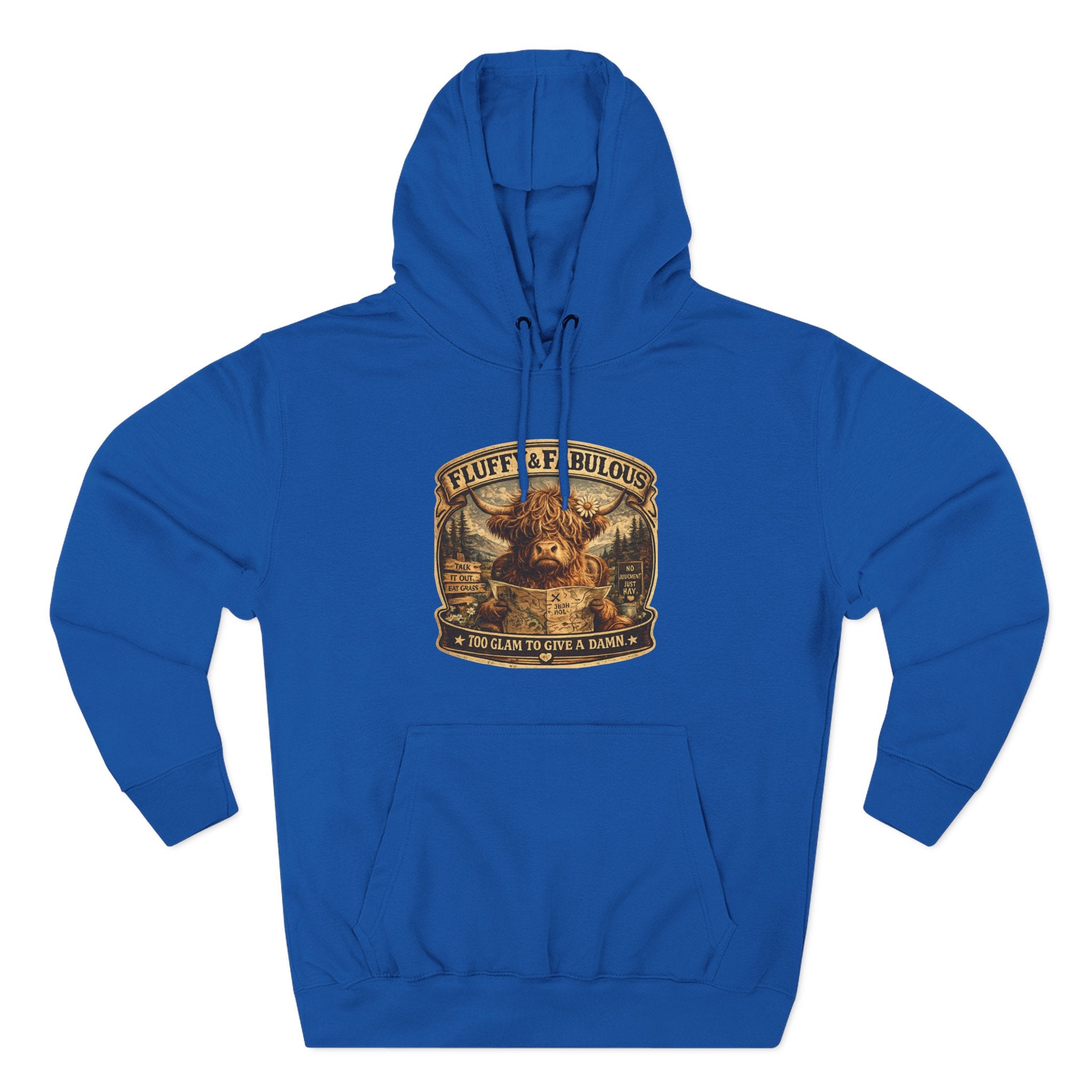 Fluffy & Fabulous Three-Panel Fleece Hoodie