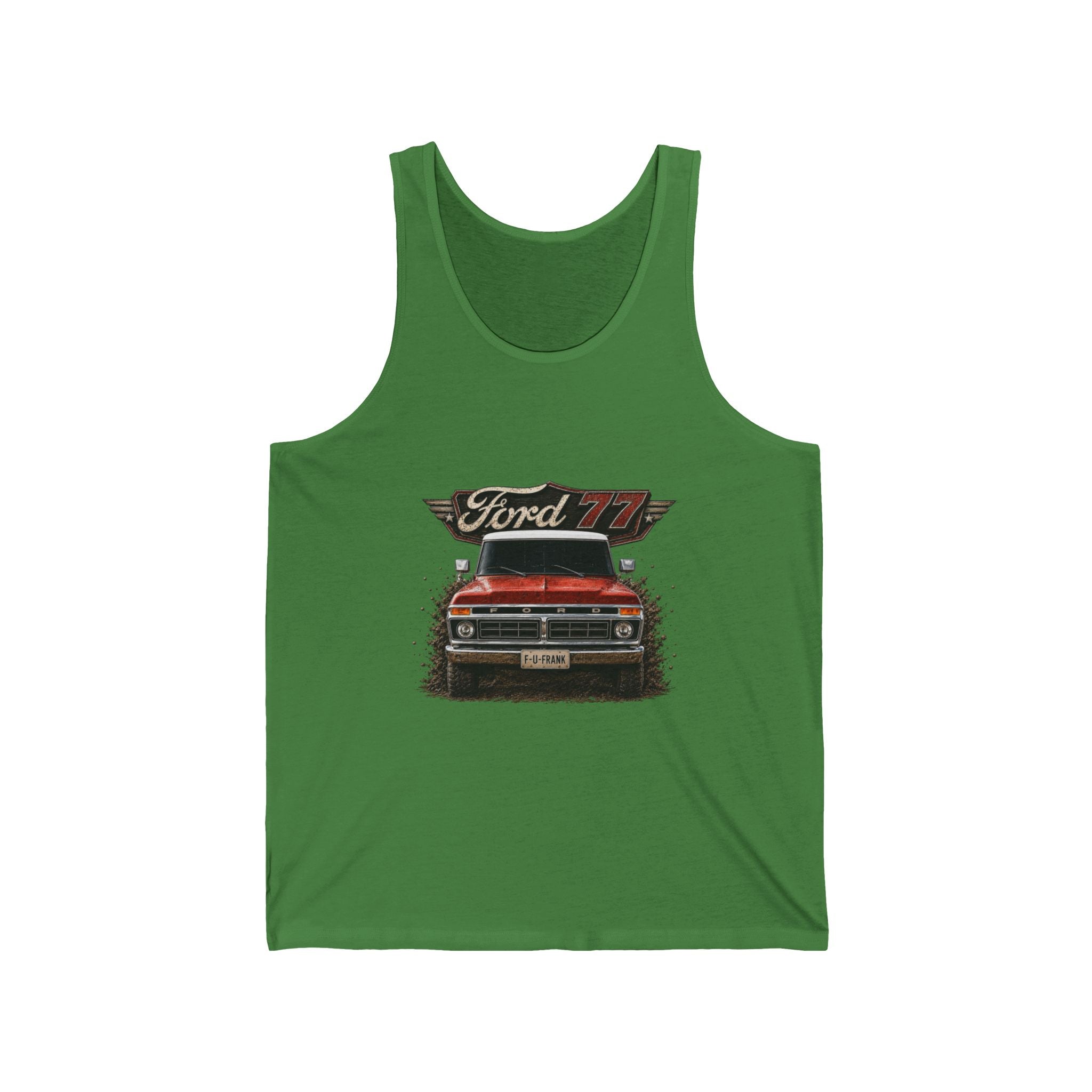 Ford F-150 Vintage Truck Tank Top — Classic Red Pickup Graphic