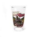 ATV Mama 16oz Mixing Glass — Messy Hair, Muddy Boots Graphic Pint