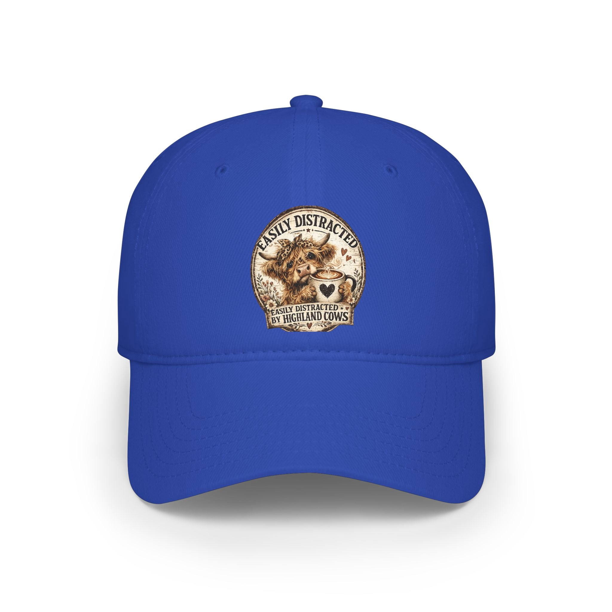 Easily Distracted by Highland Cows Baseball Cap
