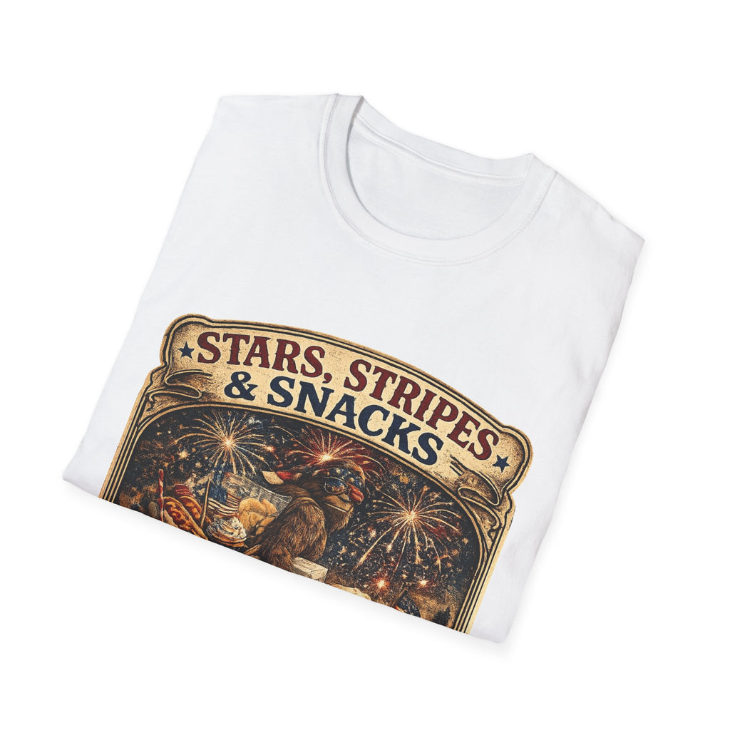 Patriotic 'Stars, Stripes & Snacks' T-Shirt
