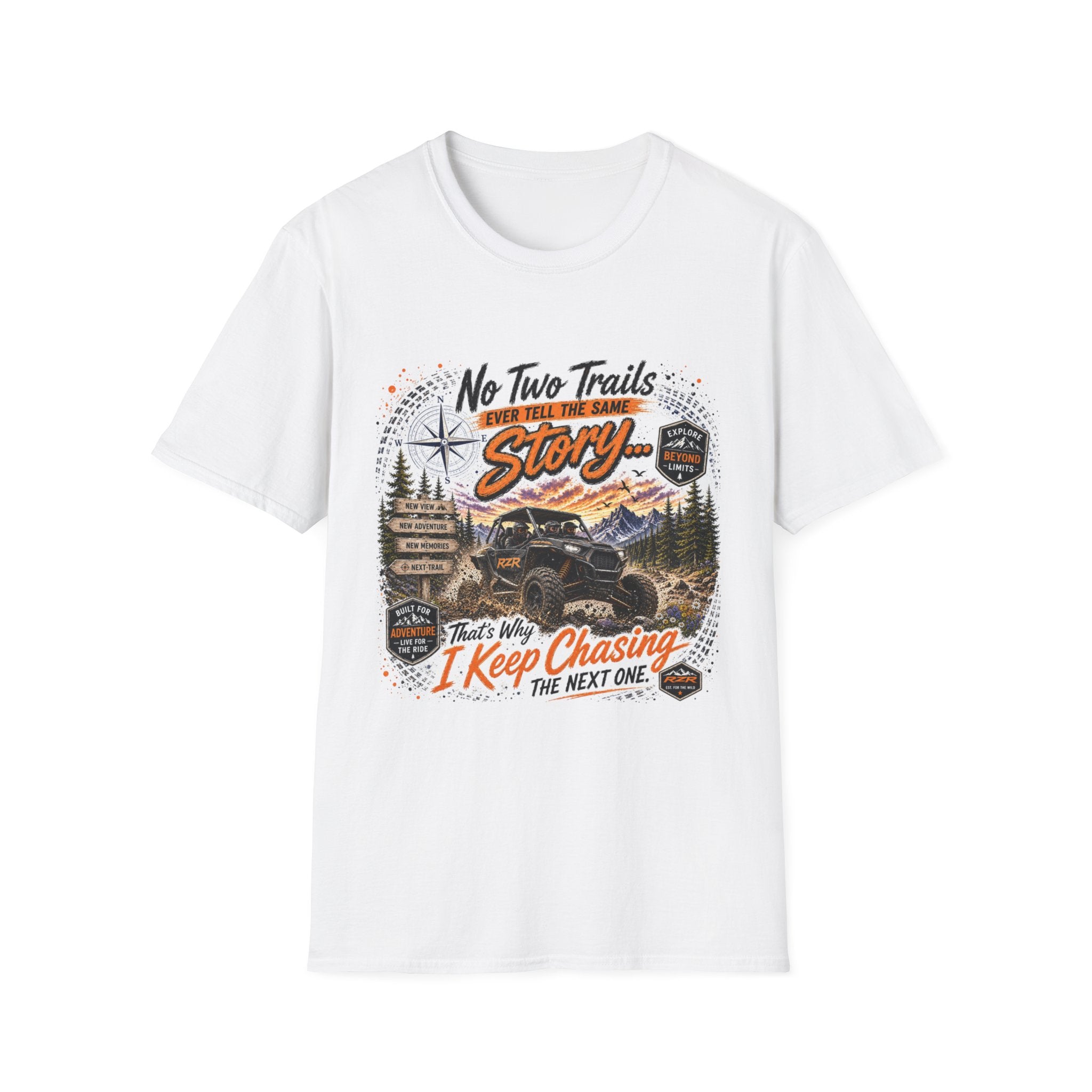 No Two Trails Tell The Same Story Off-Road Adventure T-Shirt