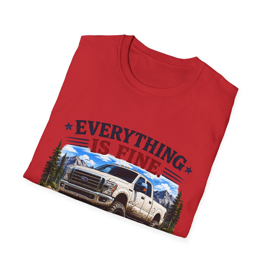 Everything Is Fine That's My Final Answer Truck Softstyle T-Shirt