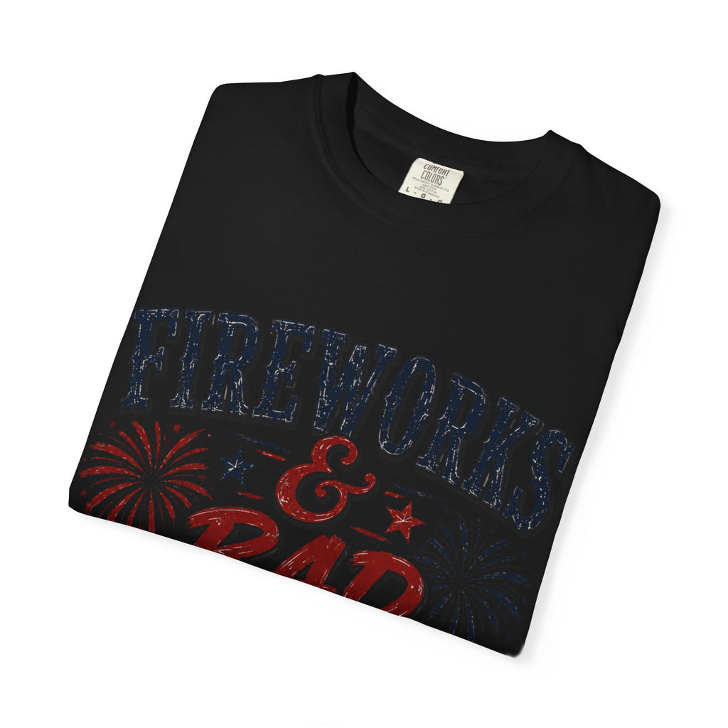 Fireworks & Bad Decisions T-Shirt — Patriotic 4th of July Party Tee