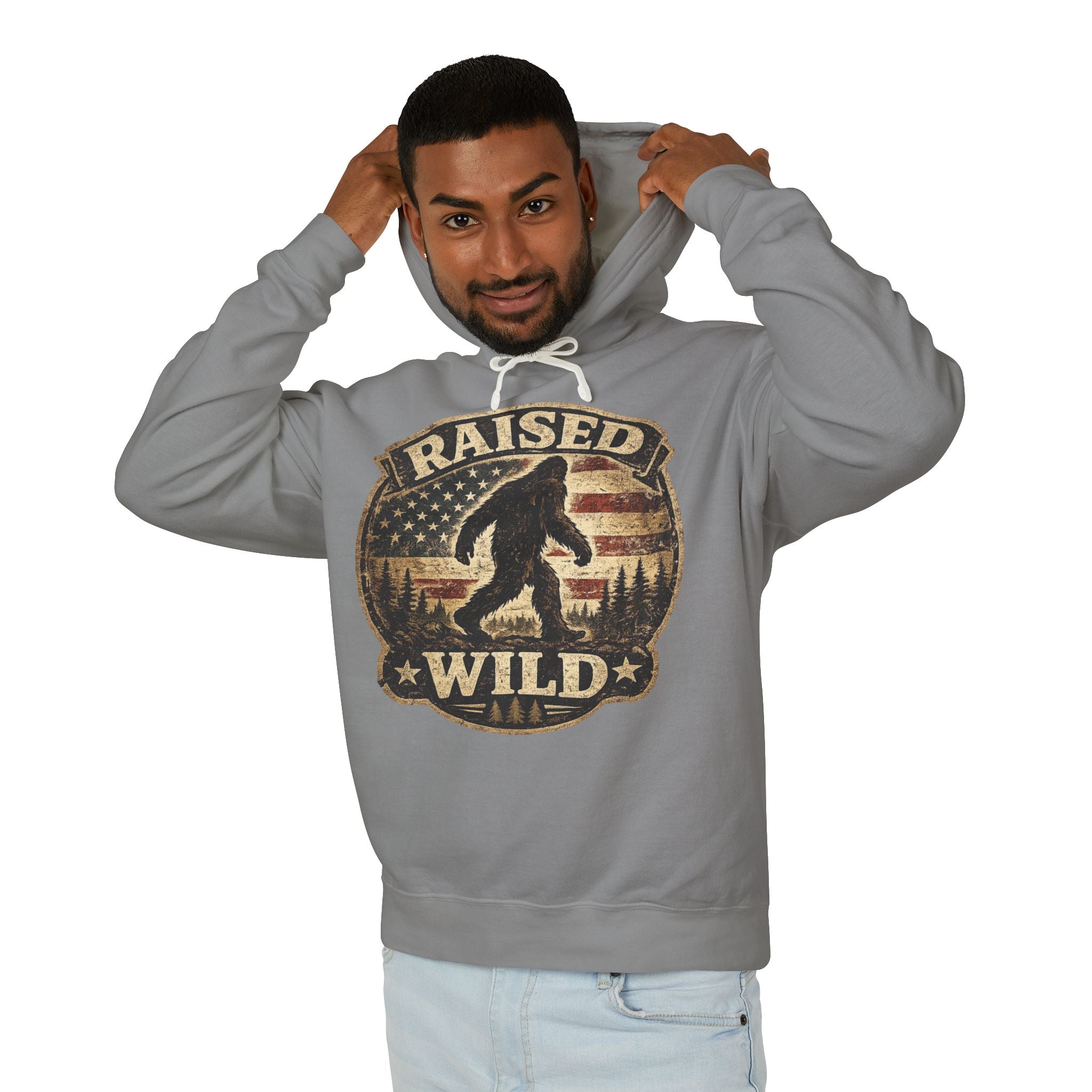 Raised Whild Bigfoot Hooded Sweatshirt