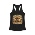 Tiny Patience Highland Cow Women's Ideal Racerback Tank