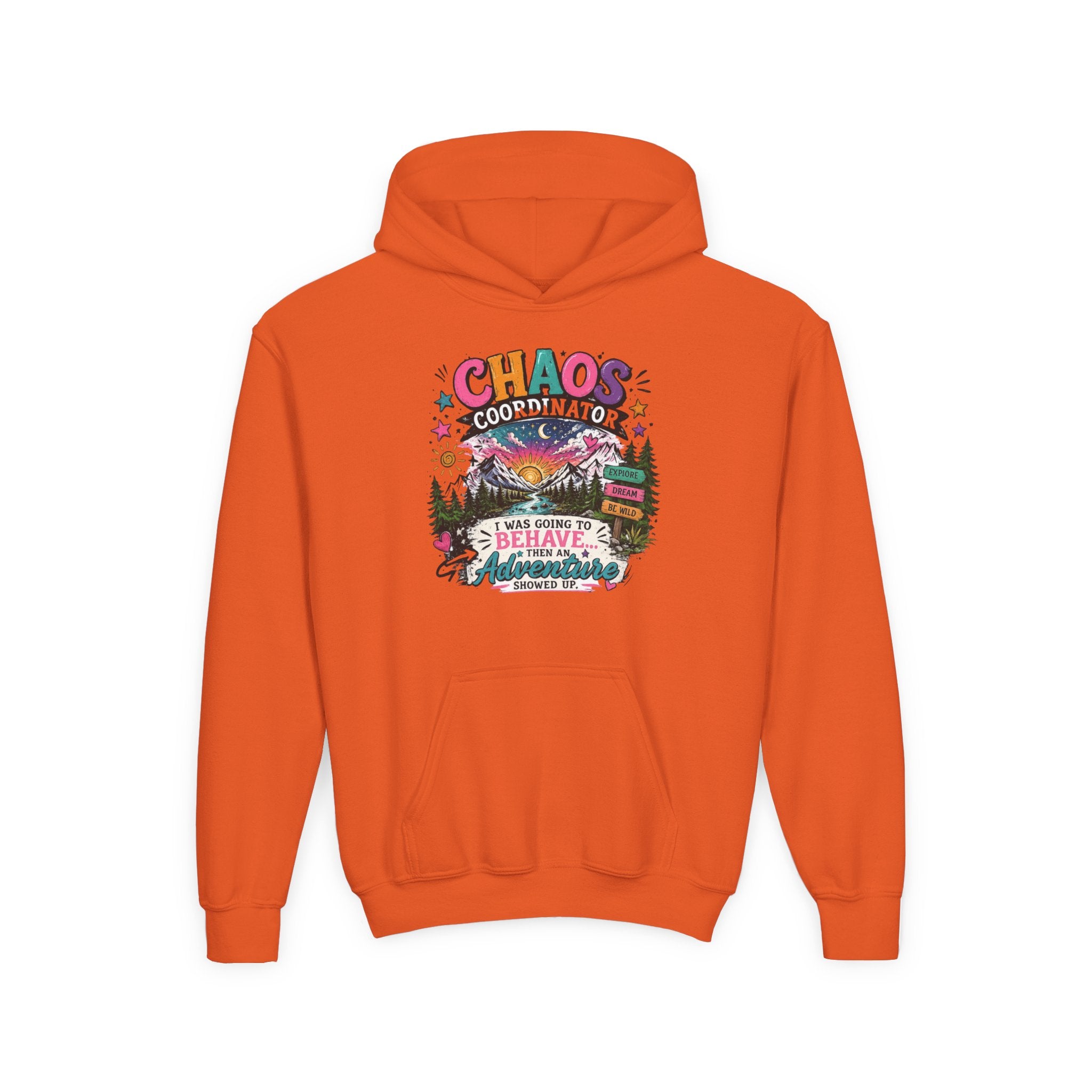 Chaos Coordinator Youth Heavy Blend Hooded Sweatshirt