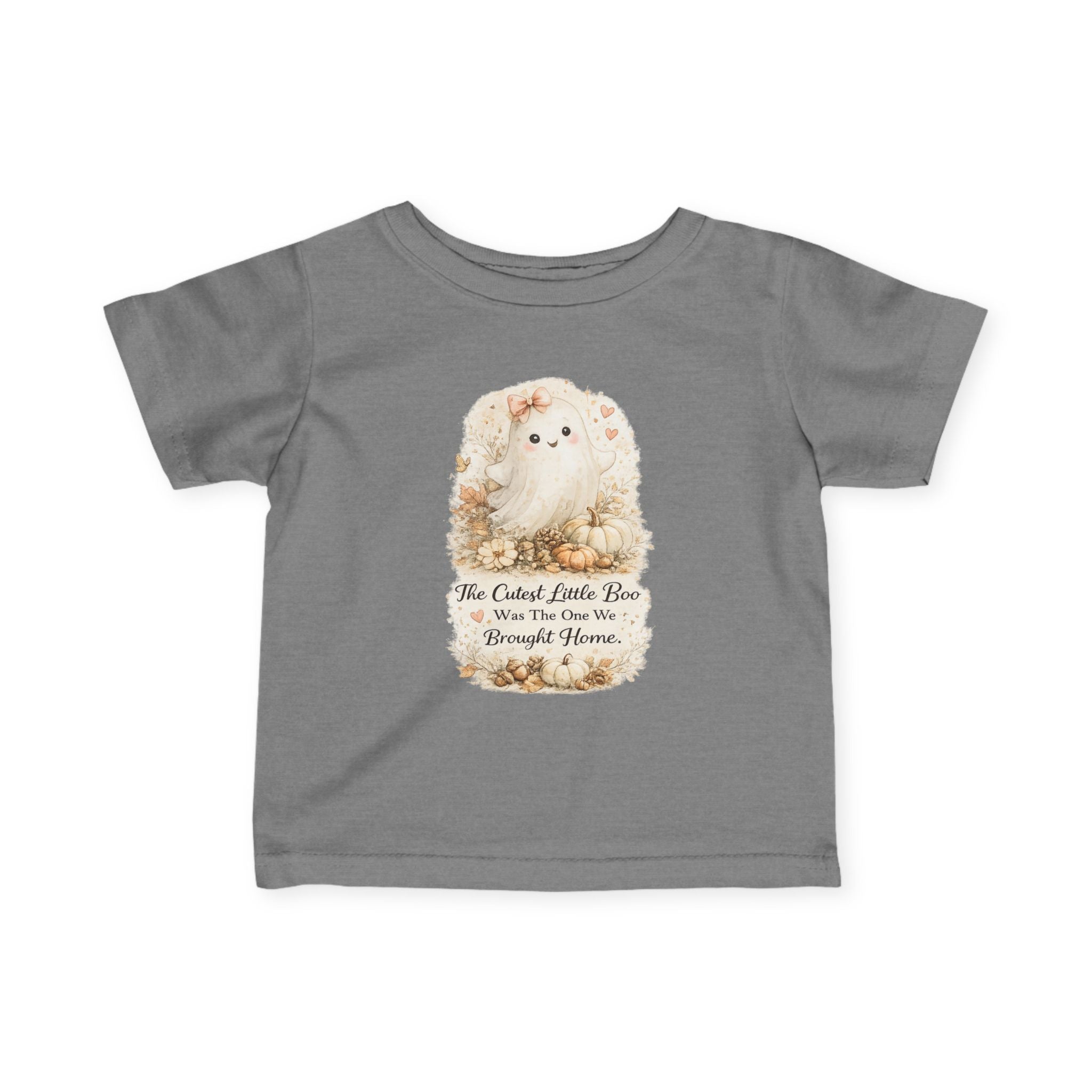 Cute Fluffy Puppy "The Cutest Little Poo Was The One We Brought Home" Baby Shirt — Infant Tee