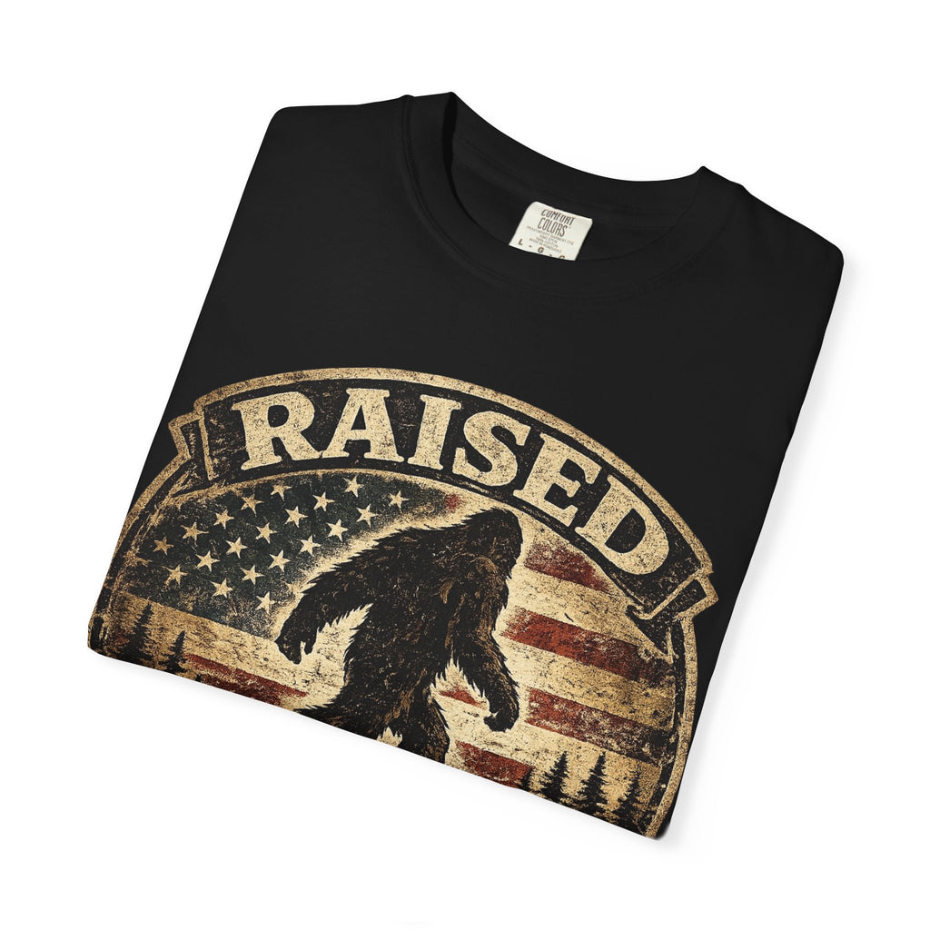 Raised Wild Bigfoot T-shirt