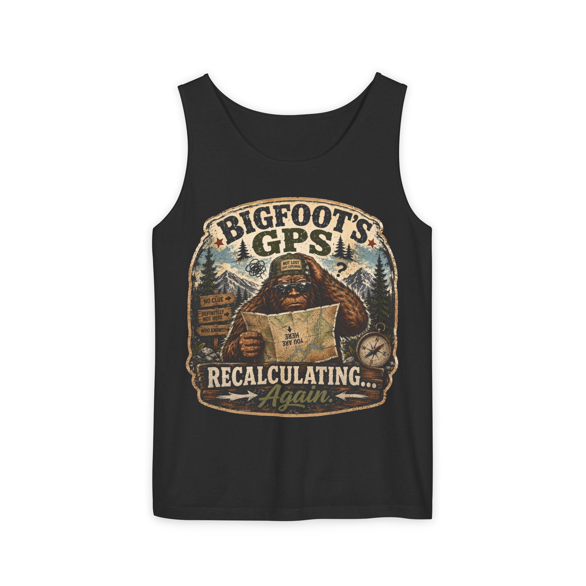 Bigfoot's GPS Relocating AgainTank Top