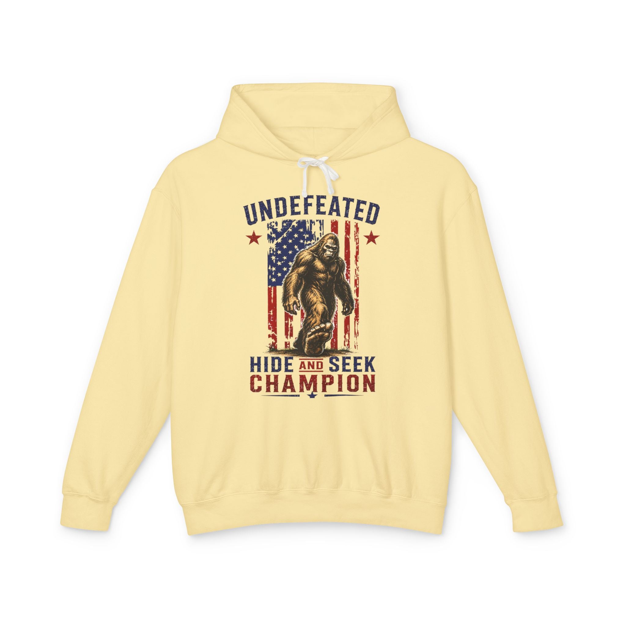 Undefeated Hide and Seek Champion 4th of July Hooded Sweatshirt
