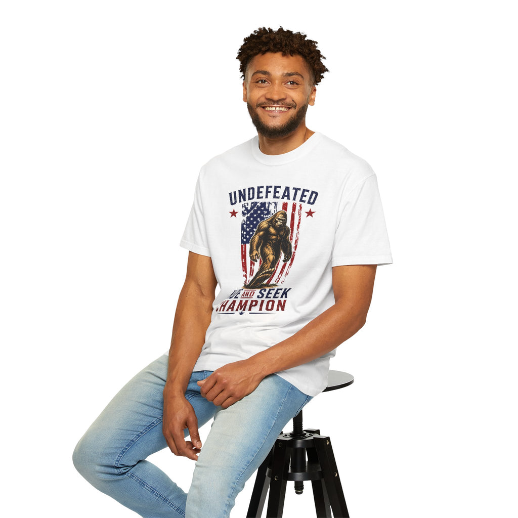 Undefeated Hide and Seek Champion 4th of July T-shirt