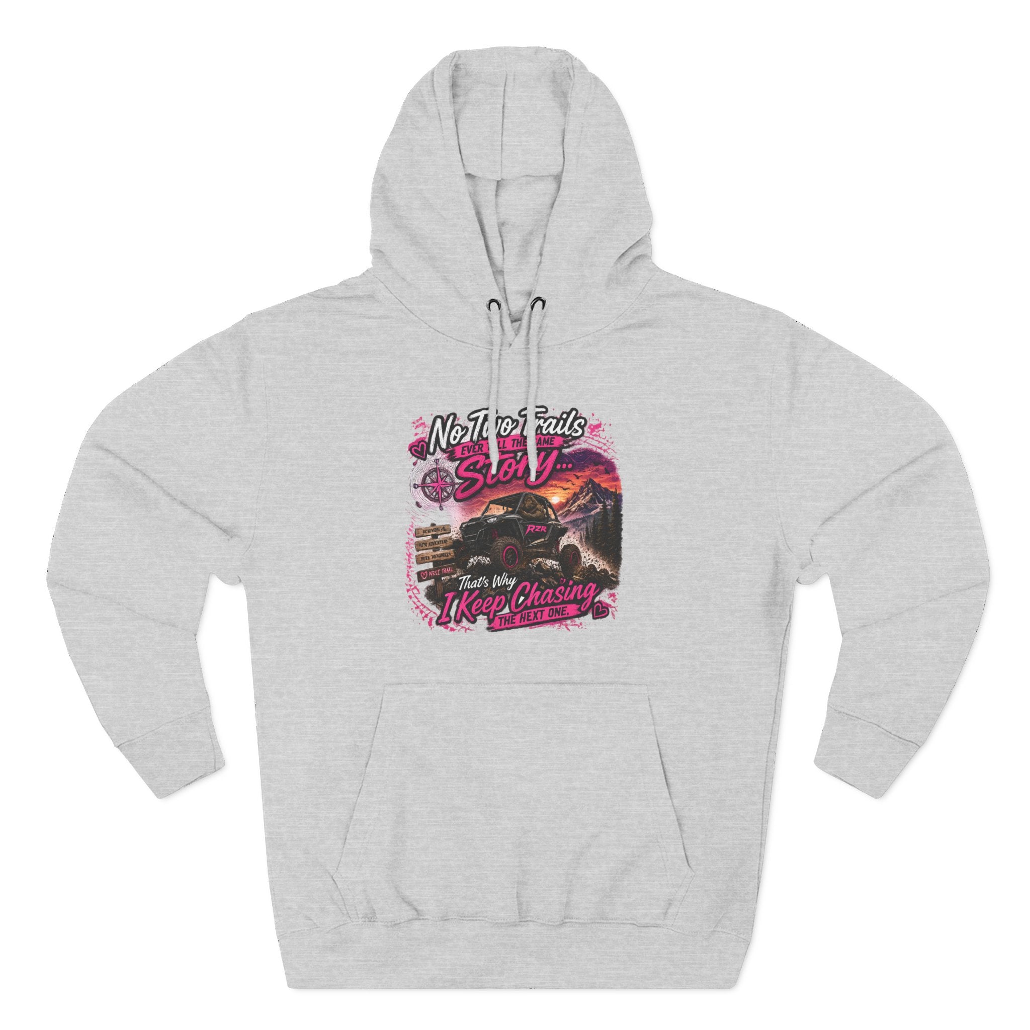 Vintage Desert Motorcycle Hoodie — "Nobody Rides Solo" Retro Biker Graphic