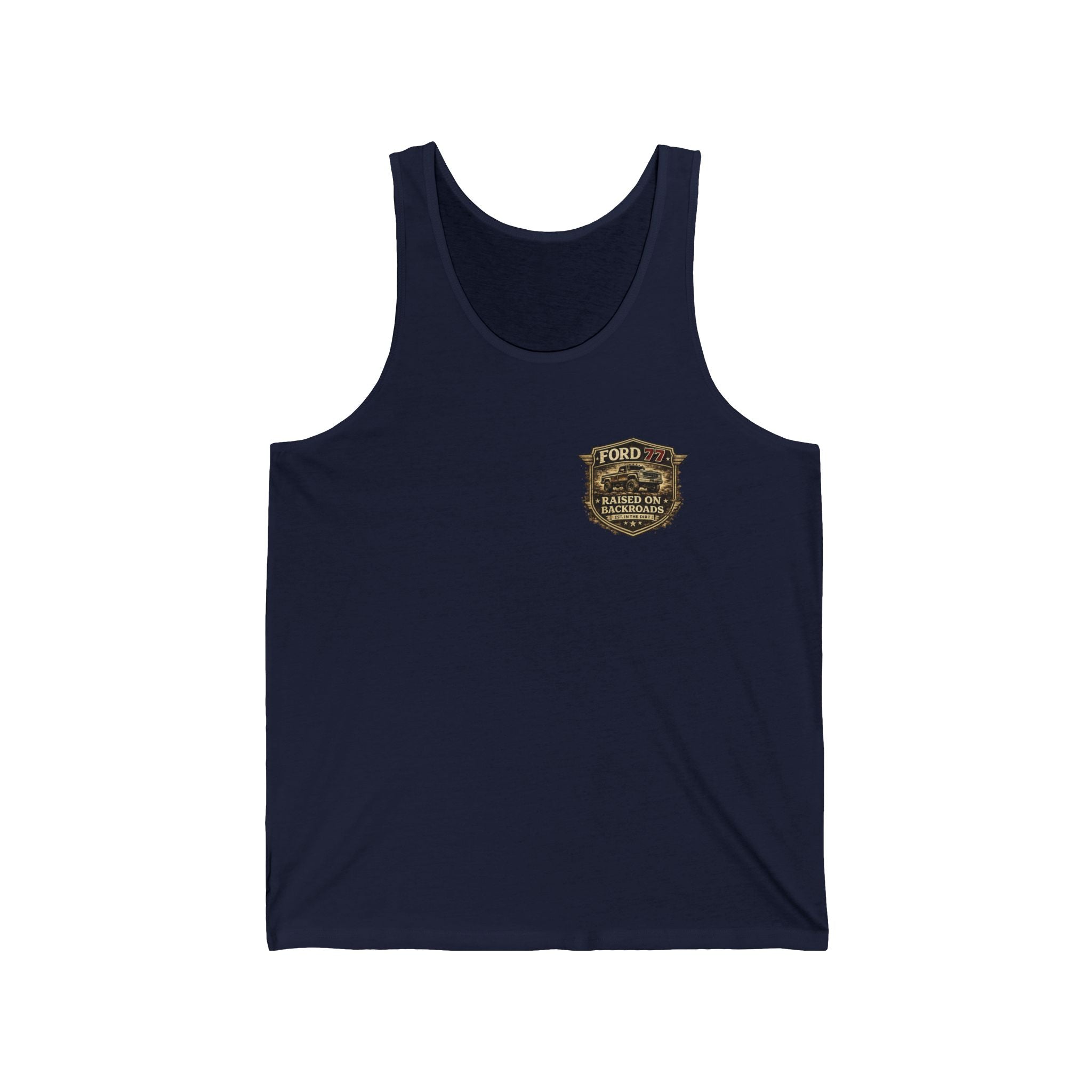 Ford 77 Vintage Truck Tank Top — Retro Pickup Truck Graphic Vest