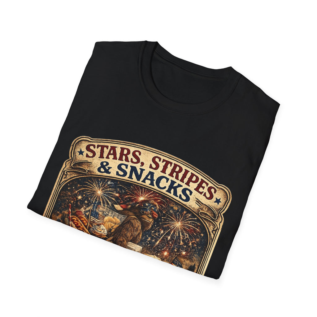 Patriotic 'Stars, Stripes & Snacks' T-Shirt
