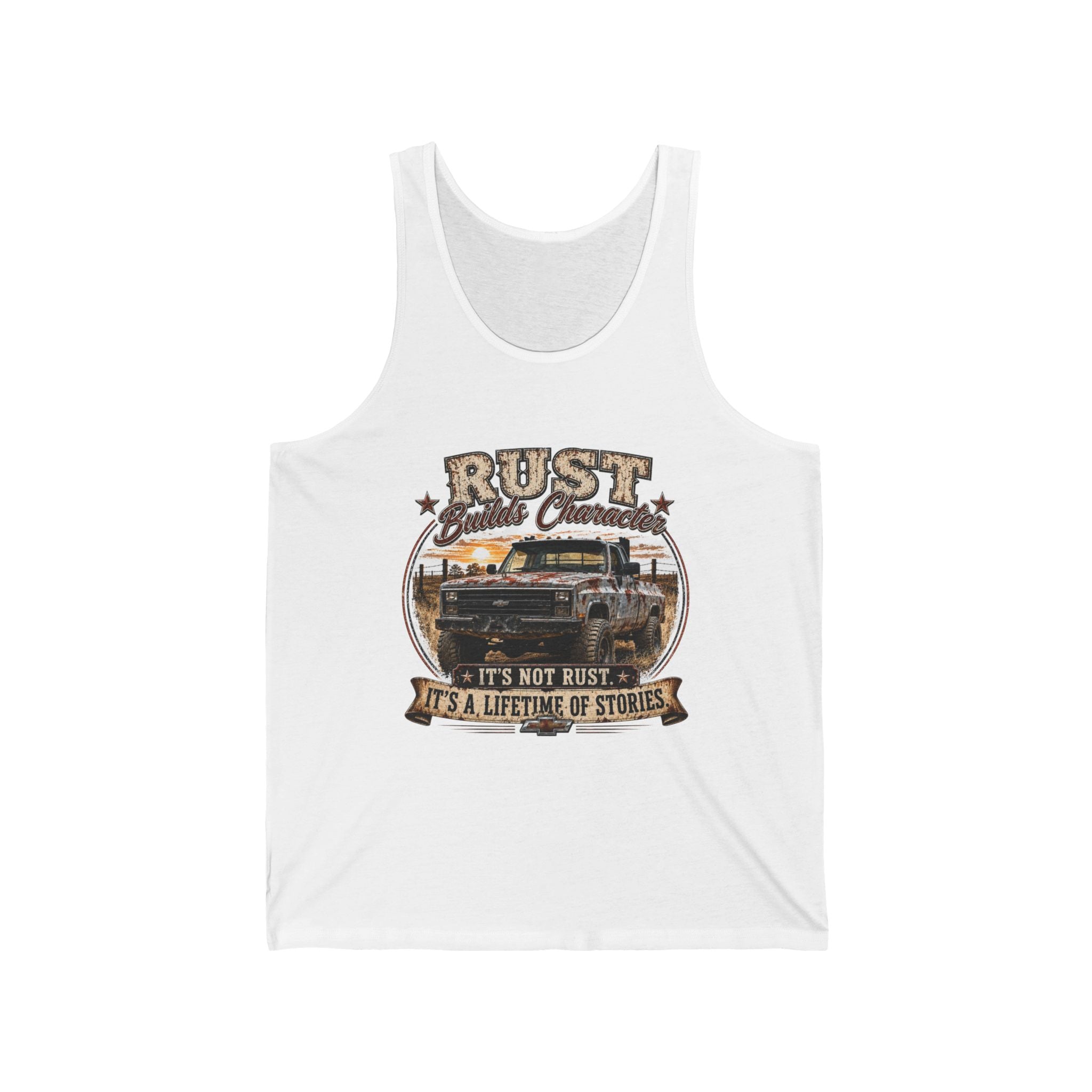 Rust Builds Character Jersey Tank