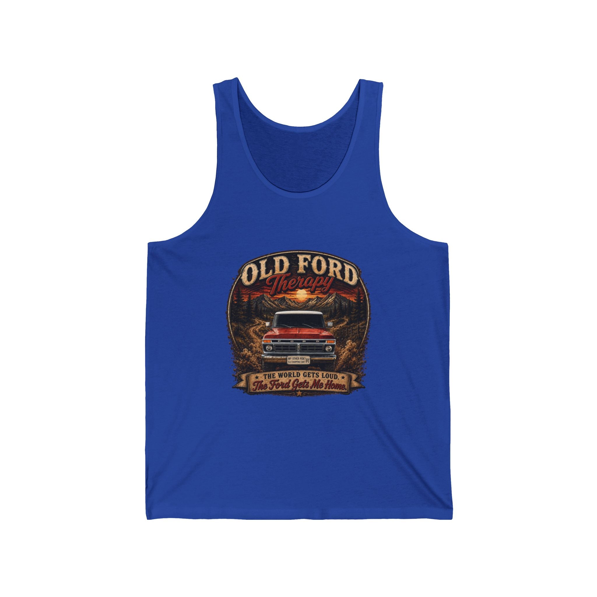 Old Ford Pickup Vintage Tank Top — Retro Truck Graphic Tank