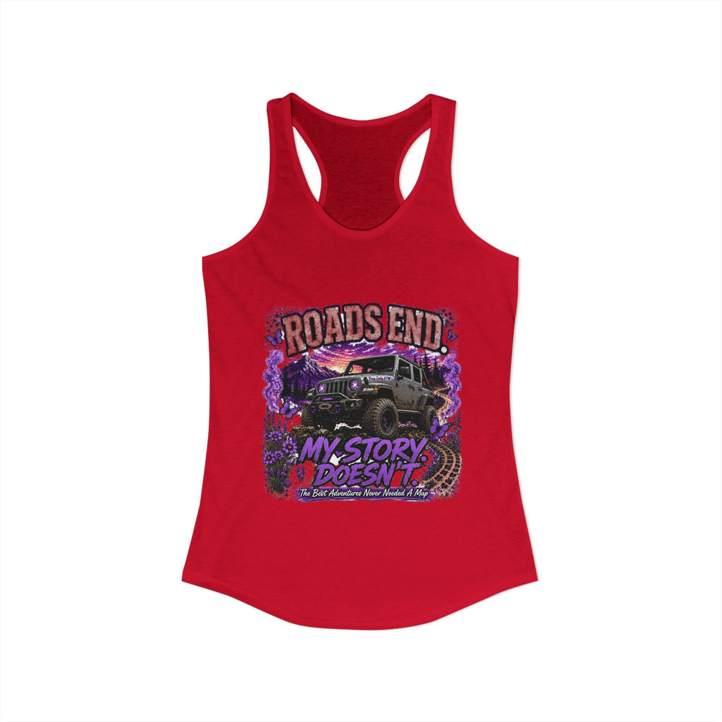 Roads End Jeep Women's Ideal Racerback Tank
