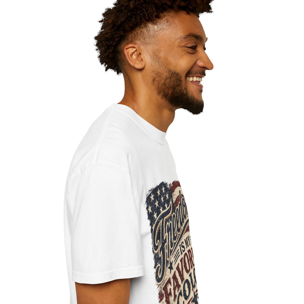 Freedom Is My Favorite Color T-Shirt — Patriotic American Flag Tee