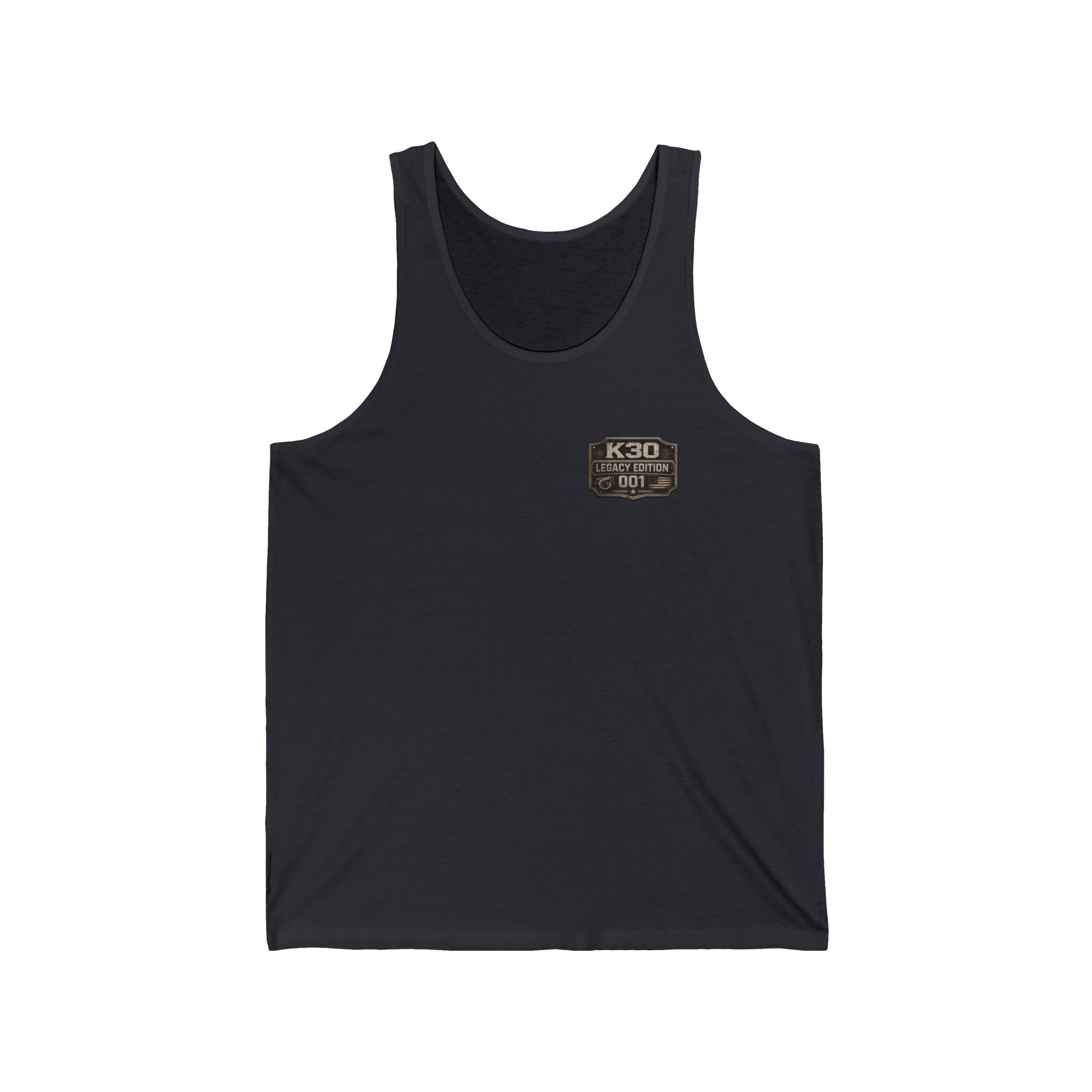 Off‑Road Pickup Tank Top — K30 Badge & Rugged Truck Graphic