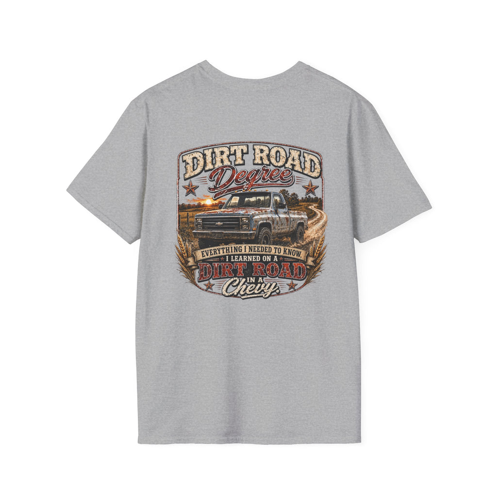 Dirt Road Degree - Chevrolet K30 Vintage Badge T-Shirt