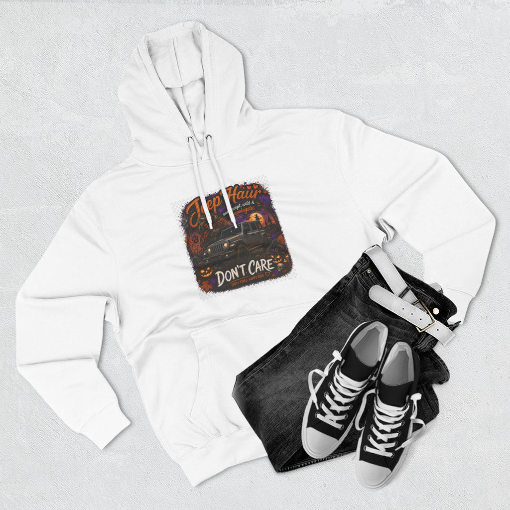 Three-Panel Fleece Hoodie