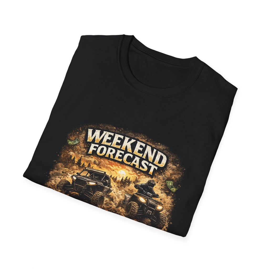 Weekend Forecast Off-Road T-Shirt — “100% Chance of Dust, 0% Chance of Regret”