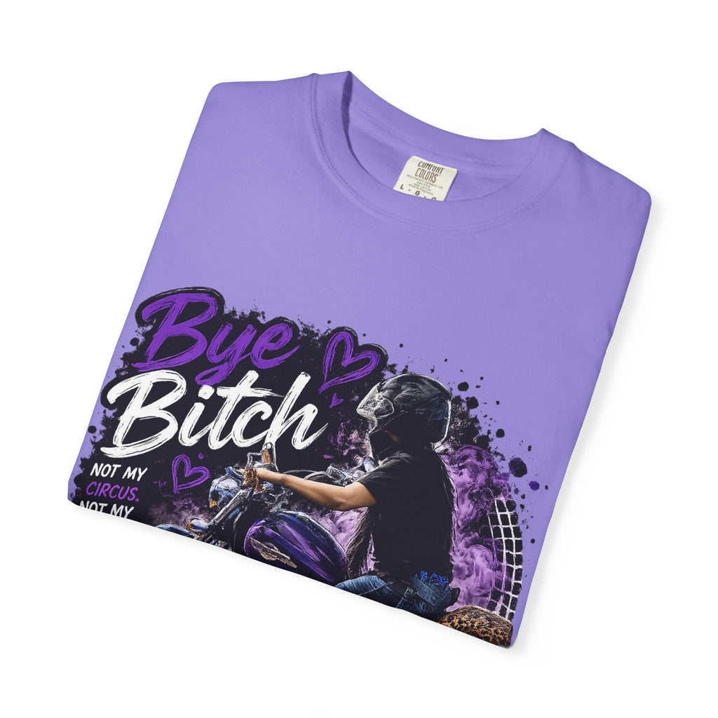 Bye Bitch Motorcycle T-Shirt — Women's Rider Graphic Tee