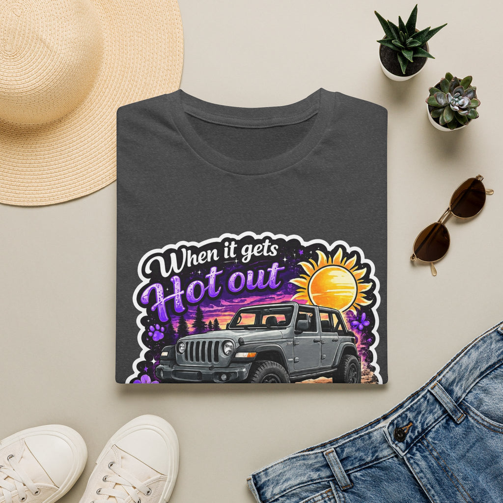 When It Gets Hot (Purple) Unisex Softstyle T-Shirt