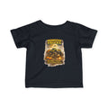 "Monster Trucks: Muddy Tires and Candy Flies" Cute Graphic Baby Shirt — Infant Tee