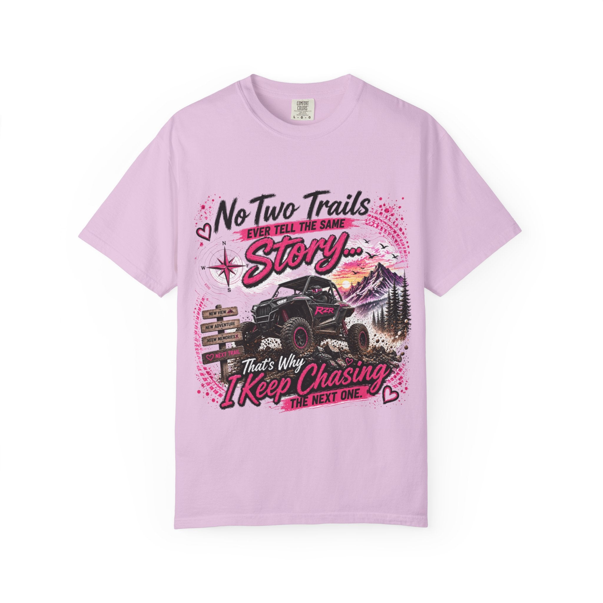 Off-Road Truck T-Shirt — "No Two Trails Ever Tell the Same Story" Adventure Tee